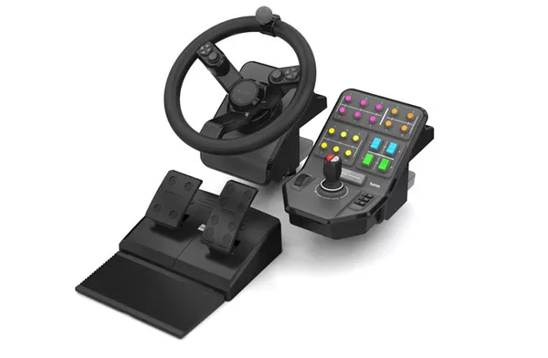 Logitech G Saitek Farm Heavy Equipment Bundle Simulation Gear - Black Logitech G Saitek Farm Heavy Equipment Bundle Simulation Gear - Black